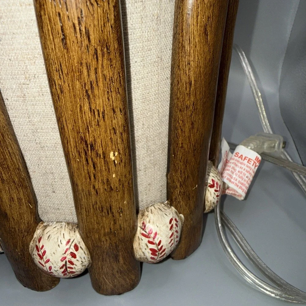 At Home Baseball Bat Table Lamp - Picture 5 of 8